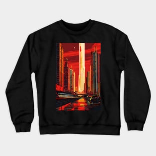 Soviet city aesthetic Crewneck Sweatshirt